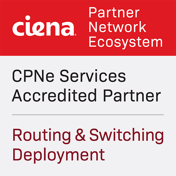 Ciena CPNe Routing & Switching Deployment (Accredited Partner), Ciena · Partner Network Ecosystem, 2019